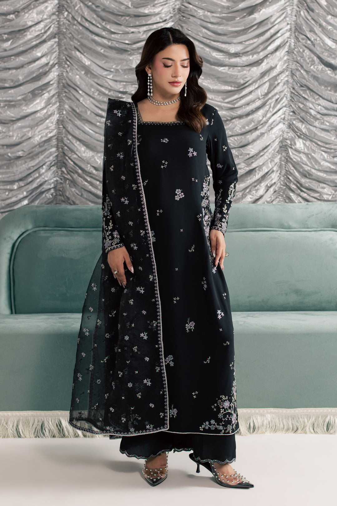 Ruhya 3Pc - Festive Luxe Pret