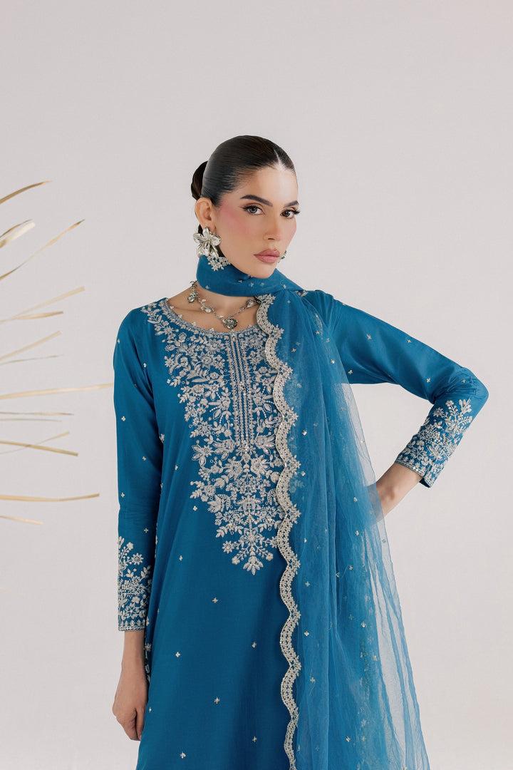 Pomeline 3Pc - Luxury Embroidered Lawn