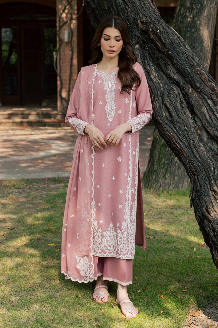 Calliope 3Pc - Embroidered Karandi Pret