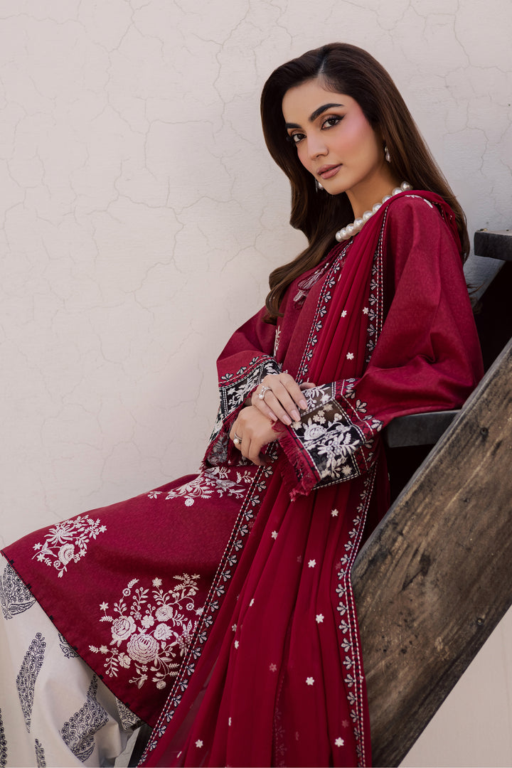 Contradiction 3Pc - Embroidered Festive Pret