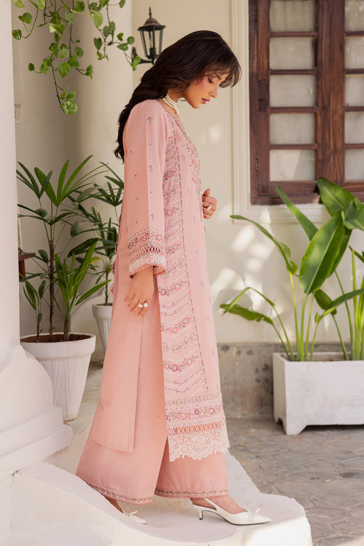 Gulzaar 3Pc - Embroidered Khaddar Dress