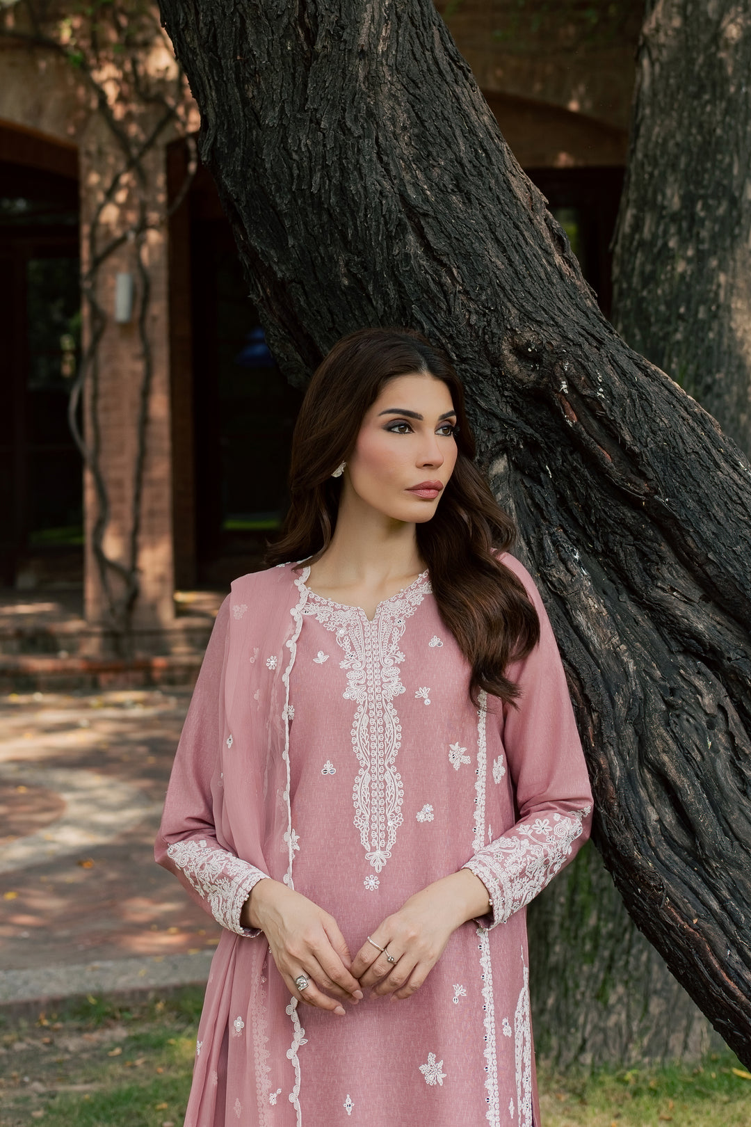 Calliope 3Pc - Embroidered Karandi Pret