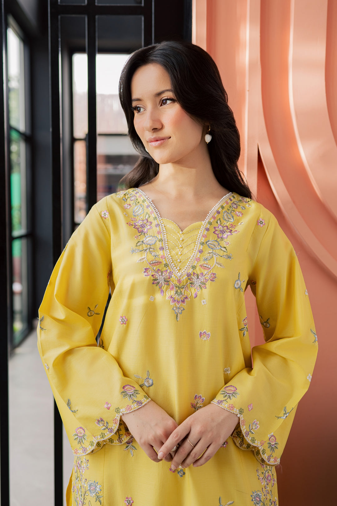 Auric 2Pc - Embroidered Lawn Dress