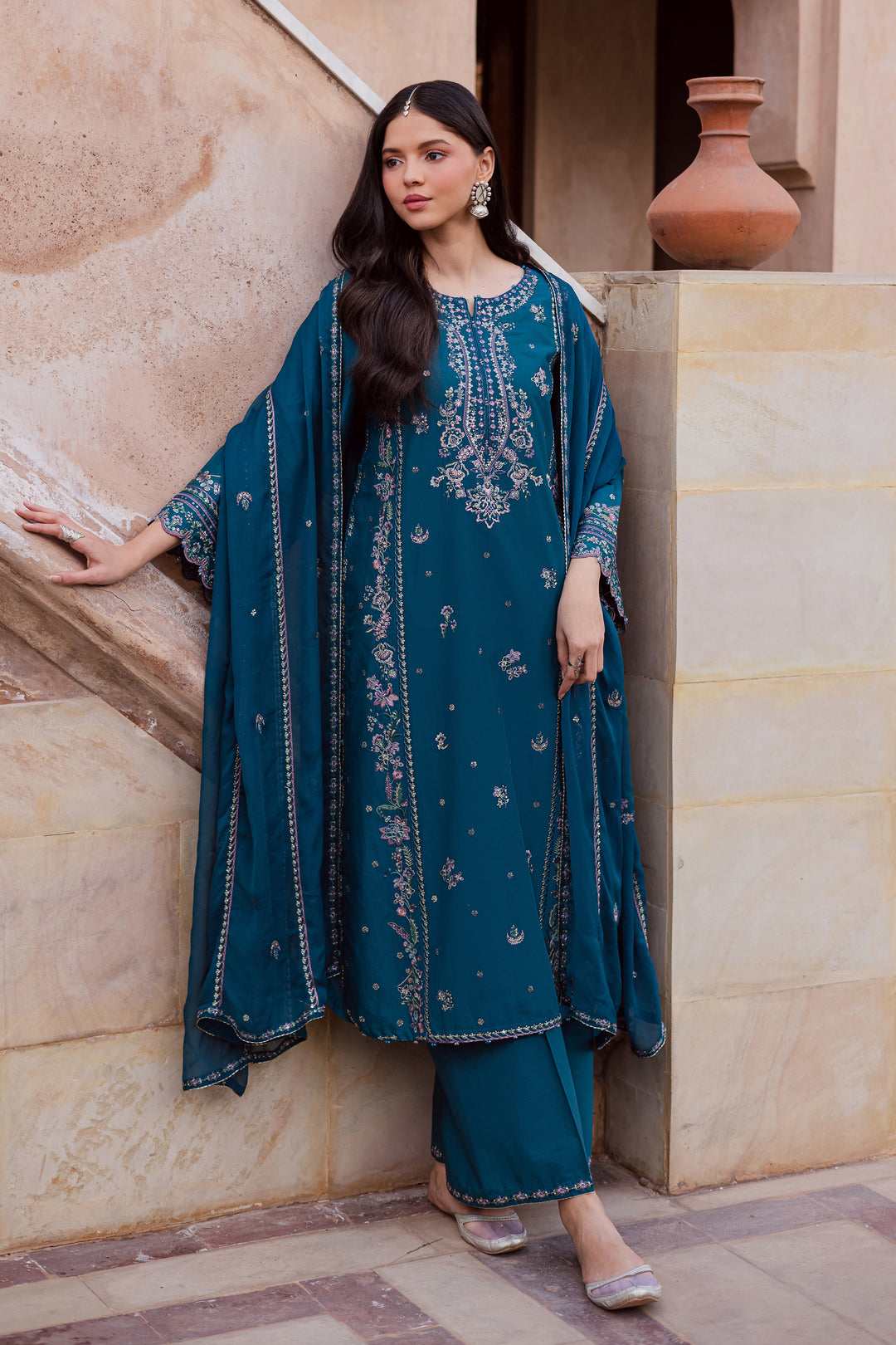 Araz 3Pc - Festive Embroidered Lawn