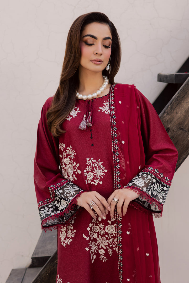 Contradiction 3Pc - Embroidered Festive Pret