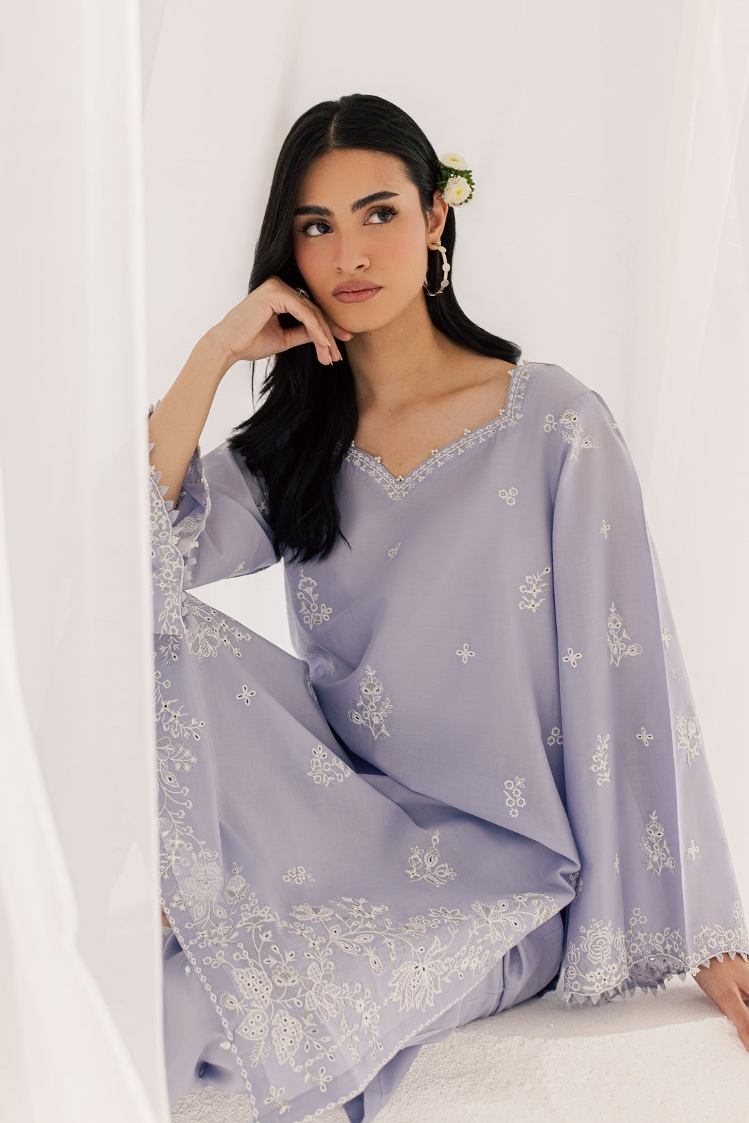 Junie 2Pc - Embroidered Lawn Dress