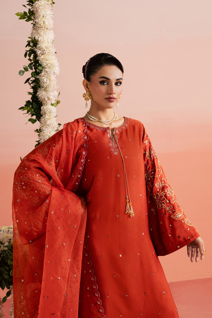 Rust Livia 3Pc - Festive Luxe Pret