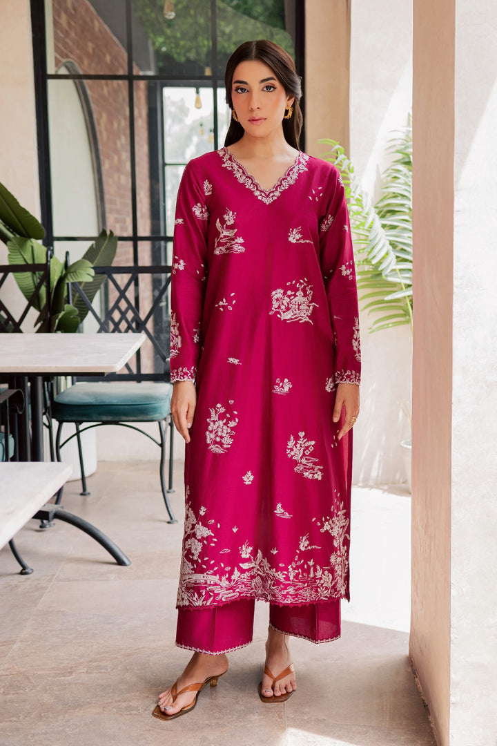 Arlo 2Pc - Embroidered Lawn Dress