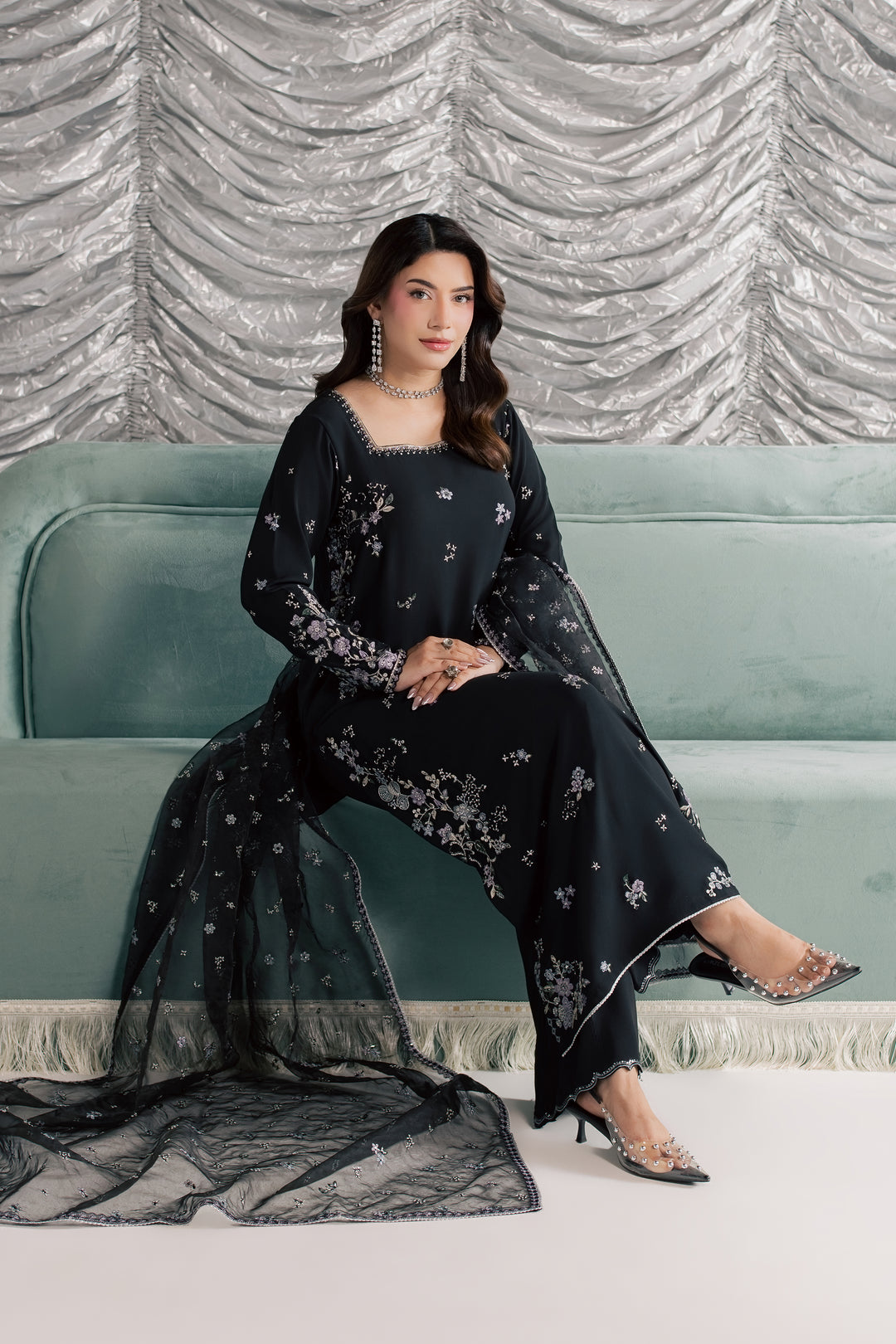 Ruhya 3Pc - Festive Luxe Pret