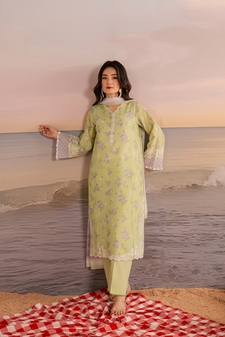 Rasp 3Pc - Printed Lawn Dress