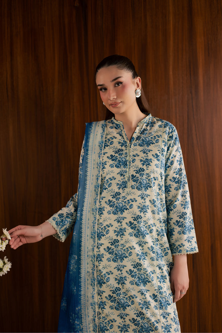 Misty Flora 3Pc - Printed Lawn Dress