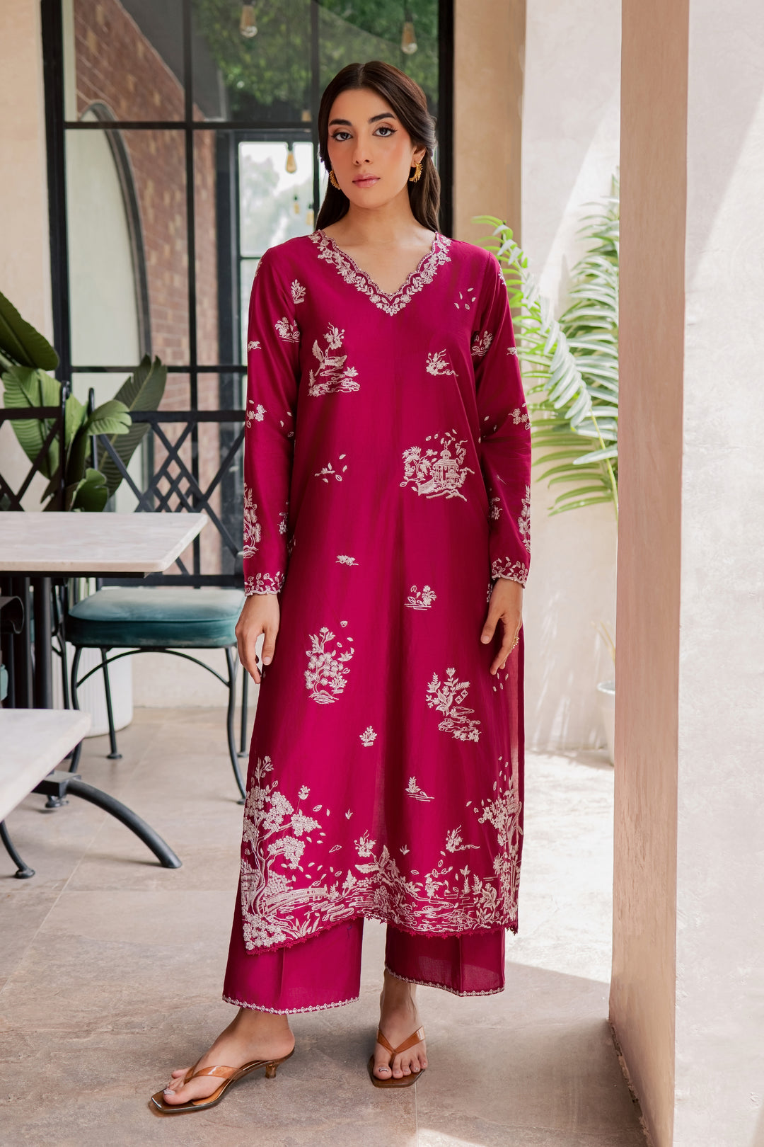 Arlo 2Pc - Embroidered Lawn Dress