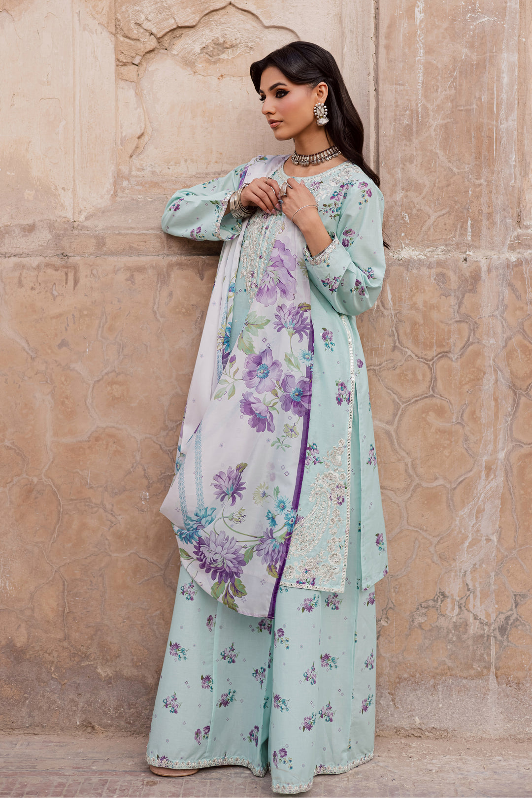 Morticia 3Pc - Festive Eid Prints