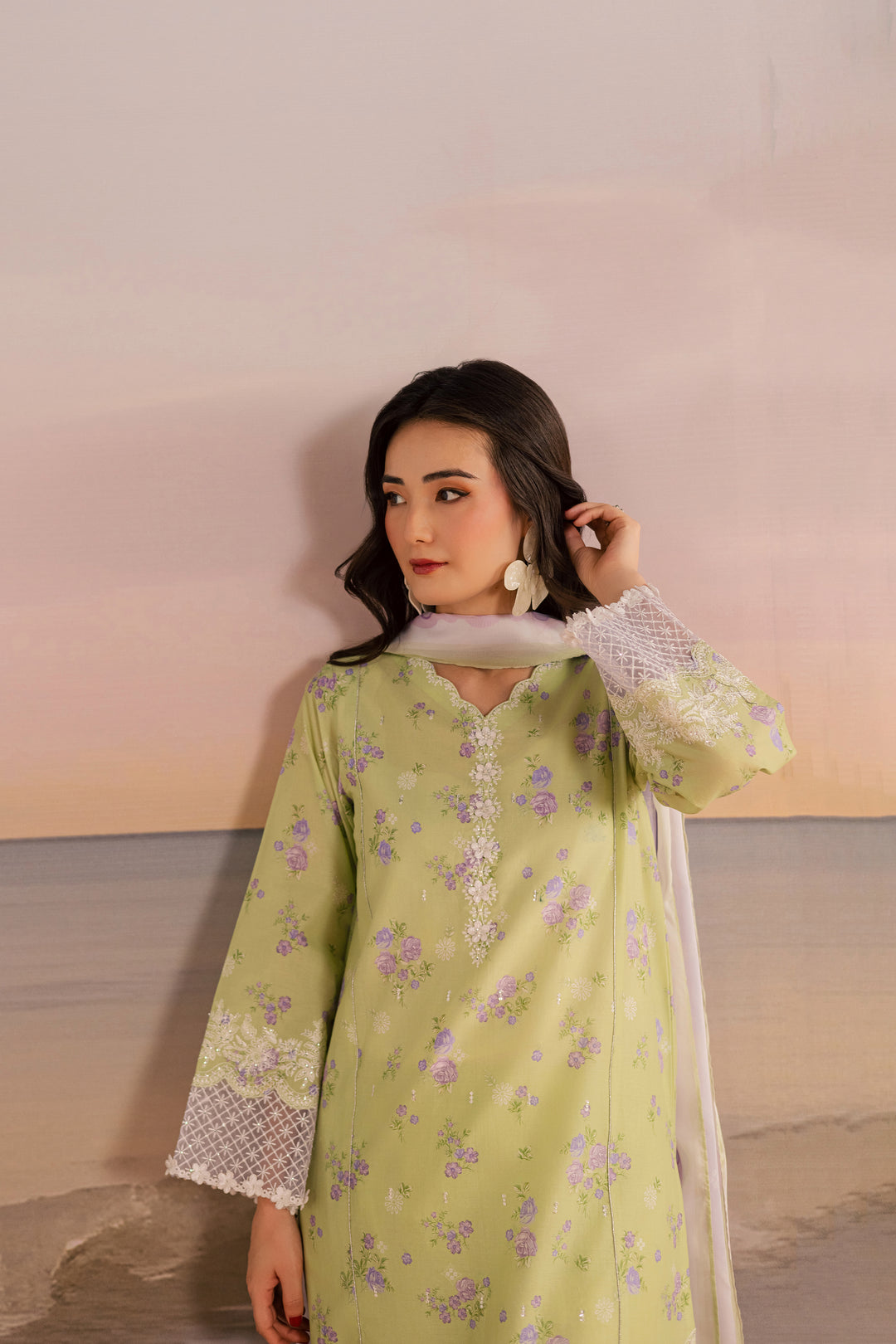 Rasp 3Pc - Printed Lawn Dress