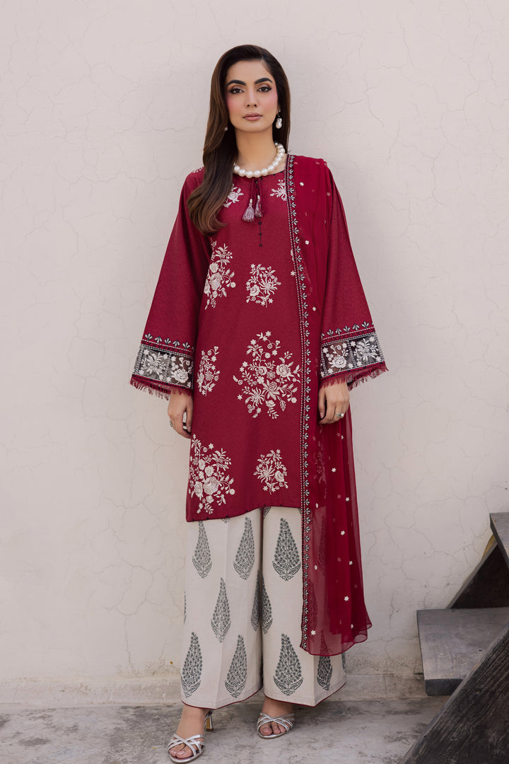 Contradiction 3Pc - Embroidered Festive Pret