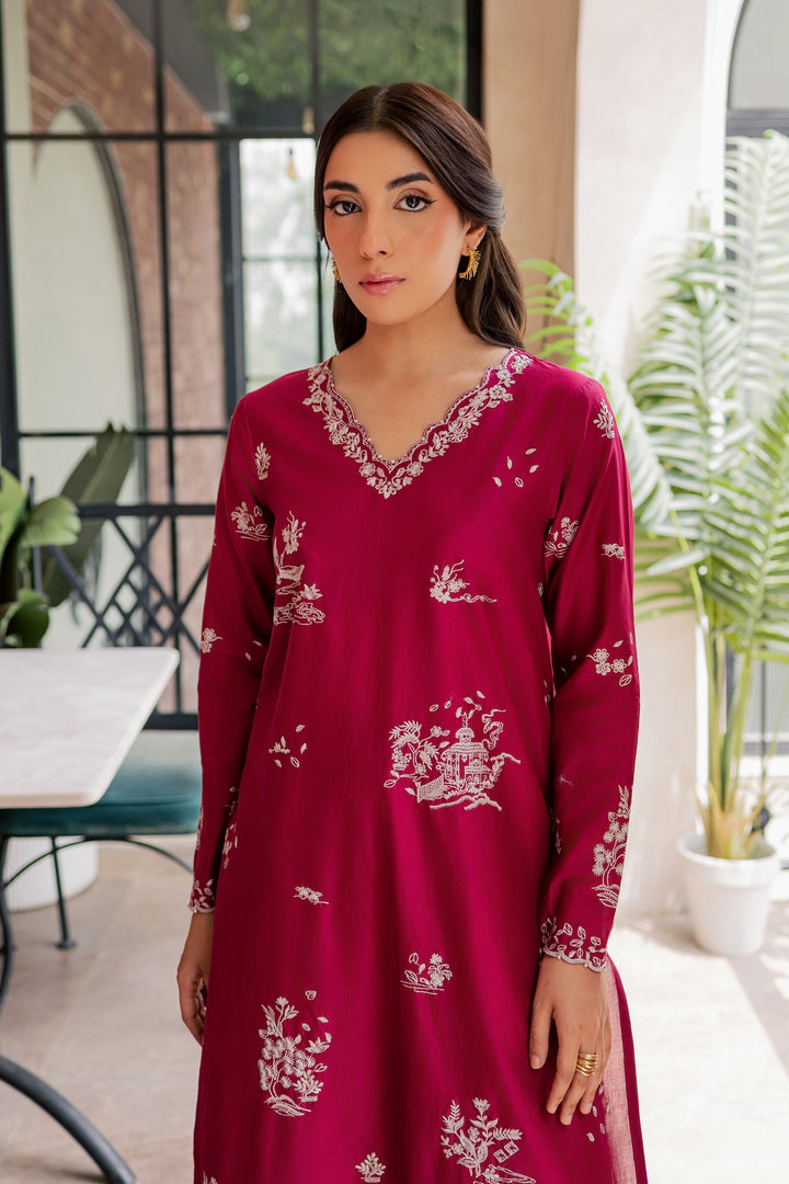 Arlo 2Pc - Embroidered Lawn Dress