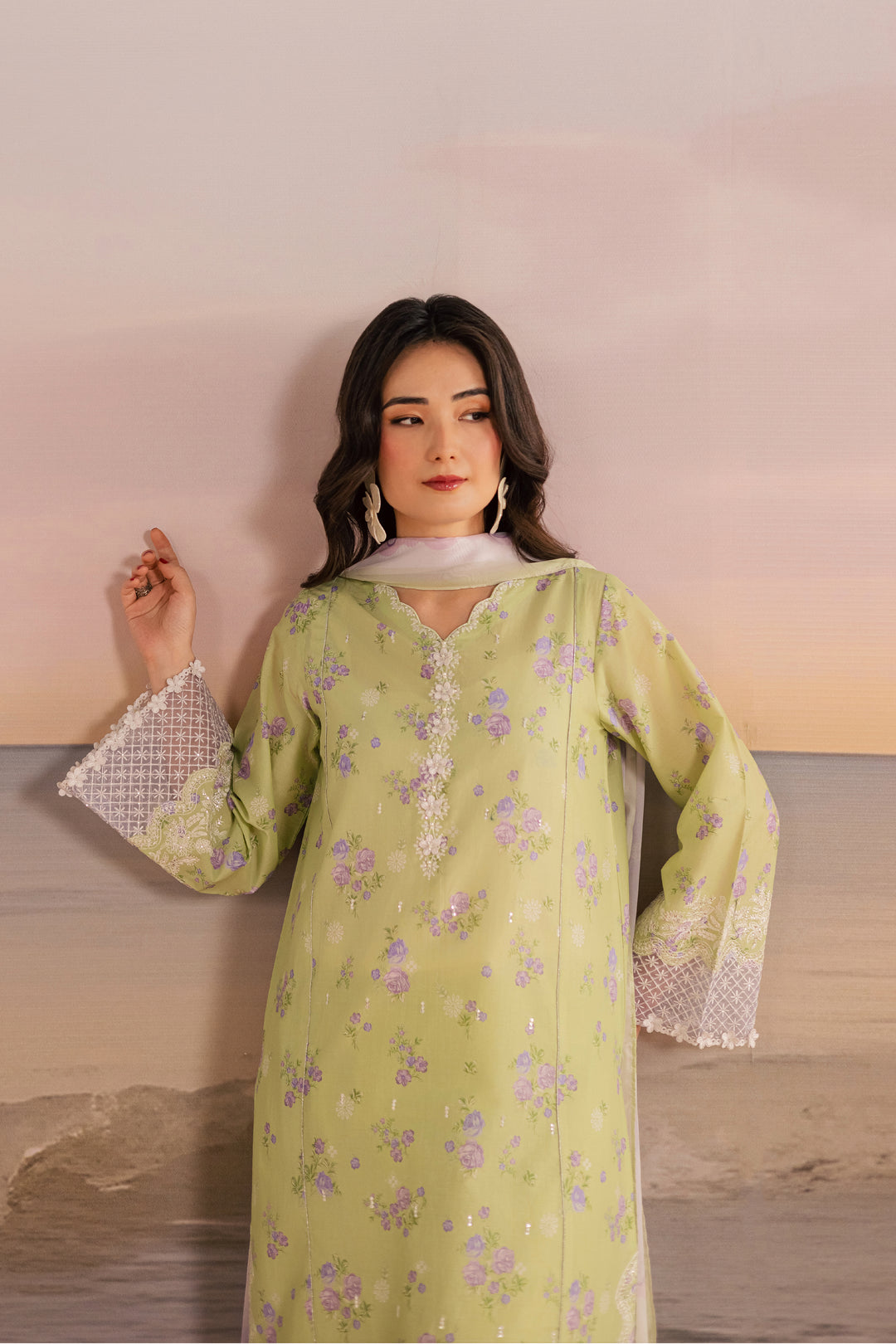 Rasp 3Pc - Printed Lawn Dress