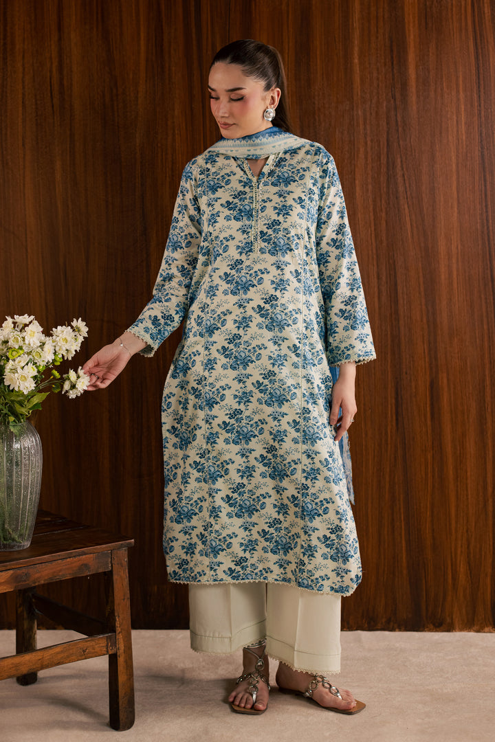 Misty Flora 3Pc - Printed Lawn Dress