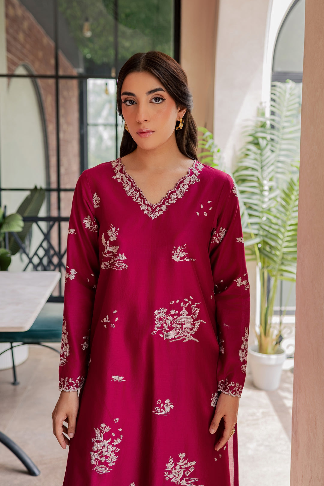 Arlo 2Pc - Embroidered Lawn Dress