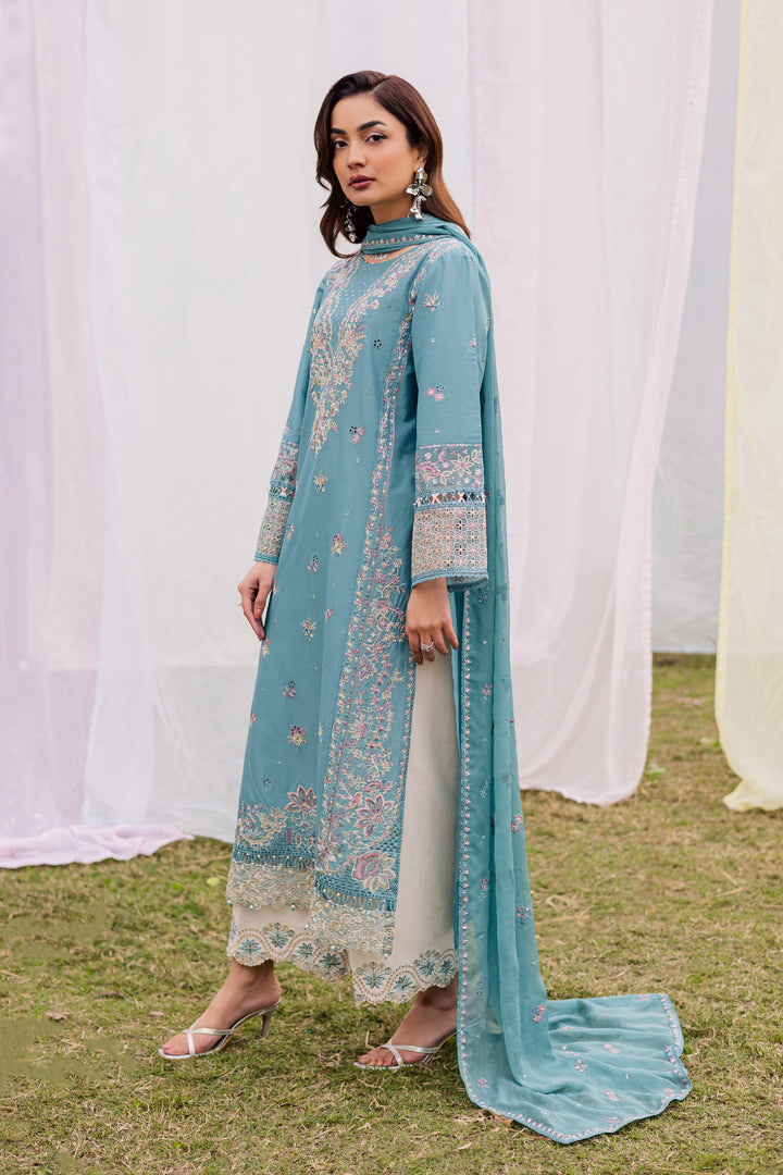 Aanso 3Pc - Festive Embroidered Lawn