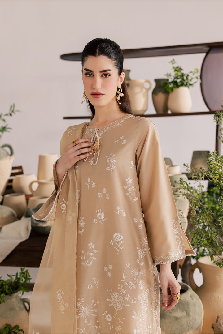 Miami 3Pc - Embroidered Lawn Dress