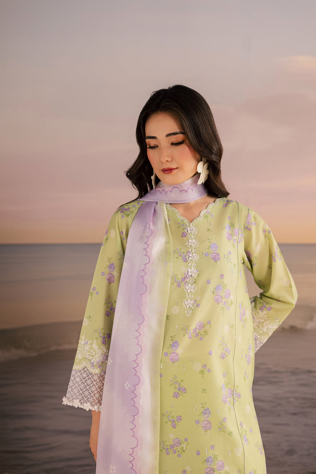 Rasp 3Pc - Printed Lawn Dress