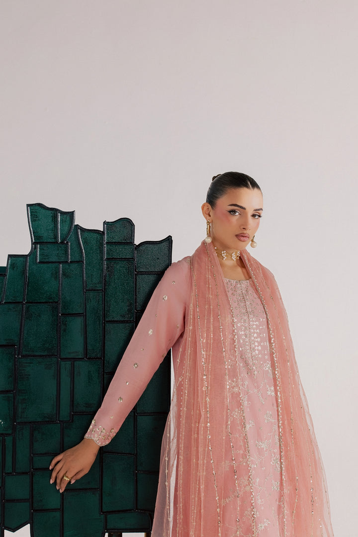 Pink Gulrukh 3Pc - Luxury Embroidered Lawn