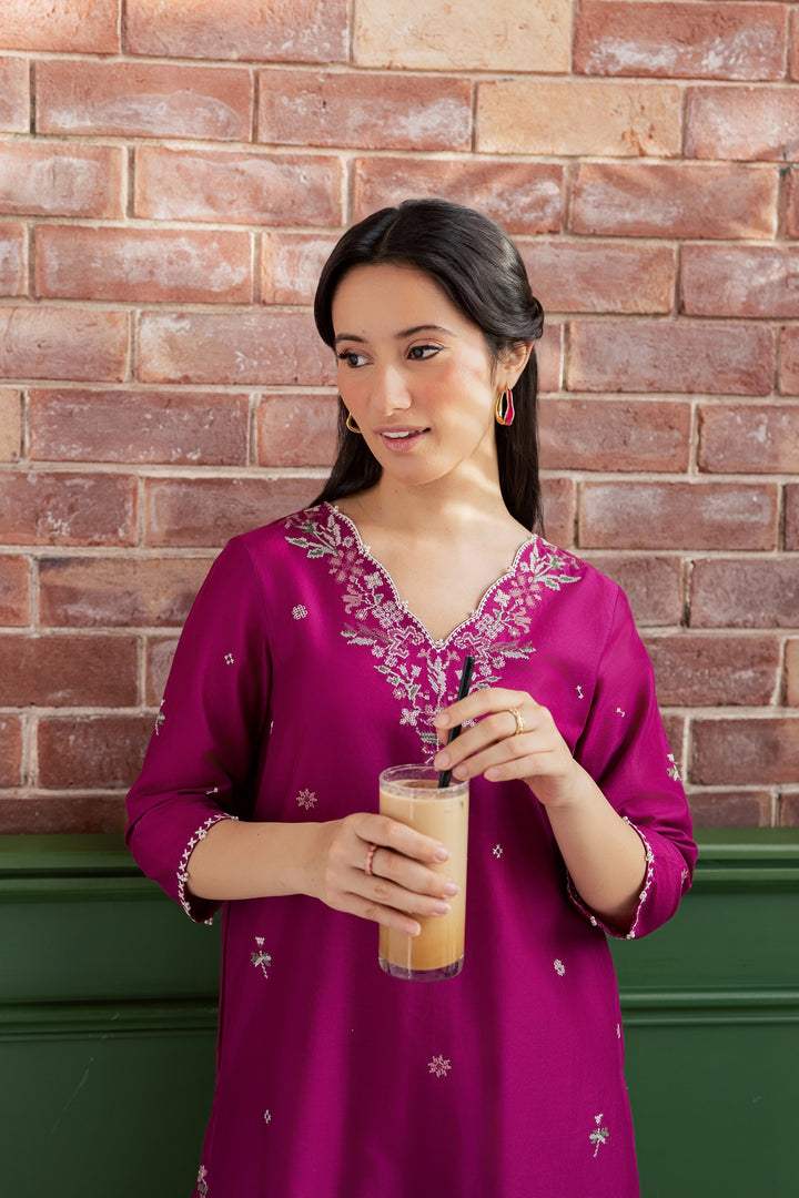 Ada 2Pc - Embroidered Lawn Dress
