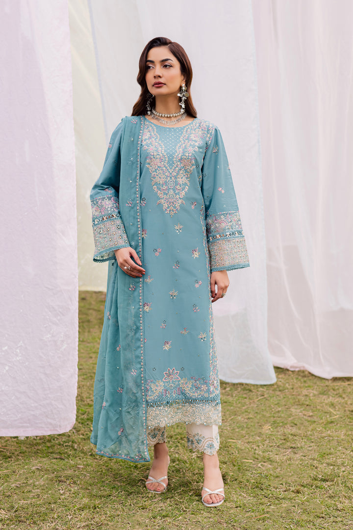 Aanso 3Pc - Festive Embroidered Lawn