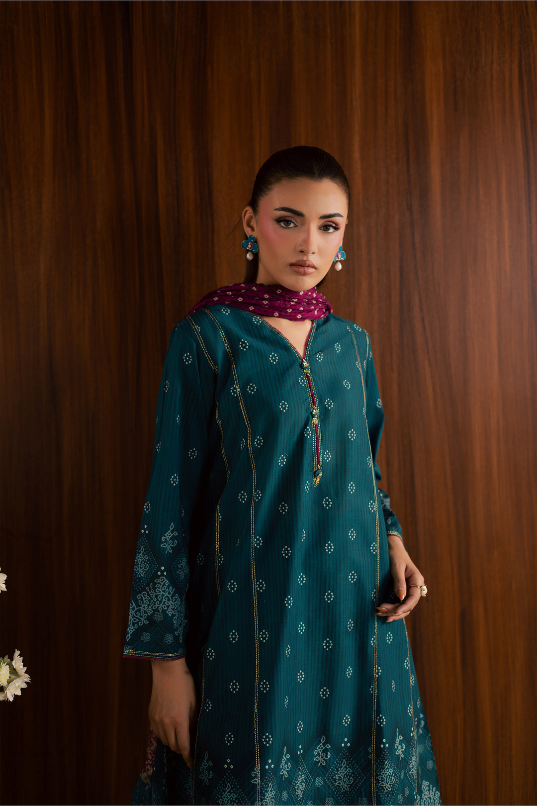 Wybe 3Pc - Printed Lawn Dress