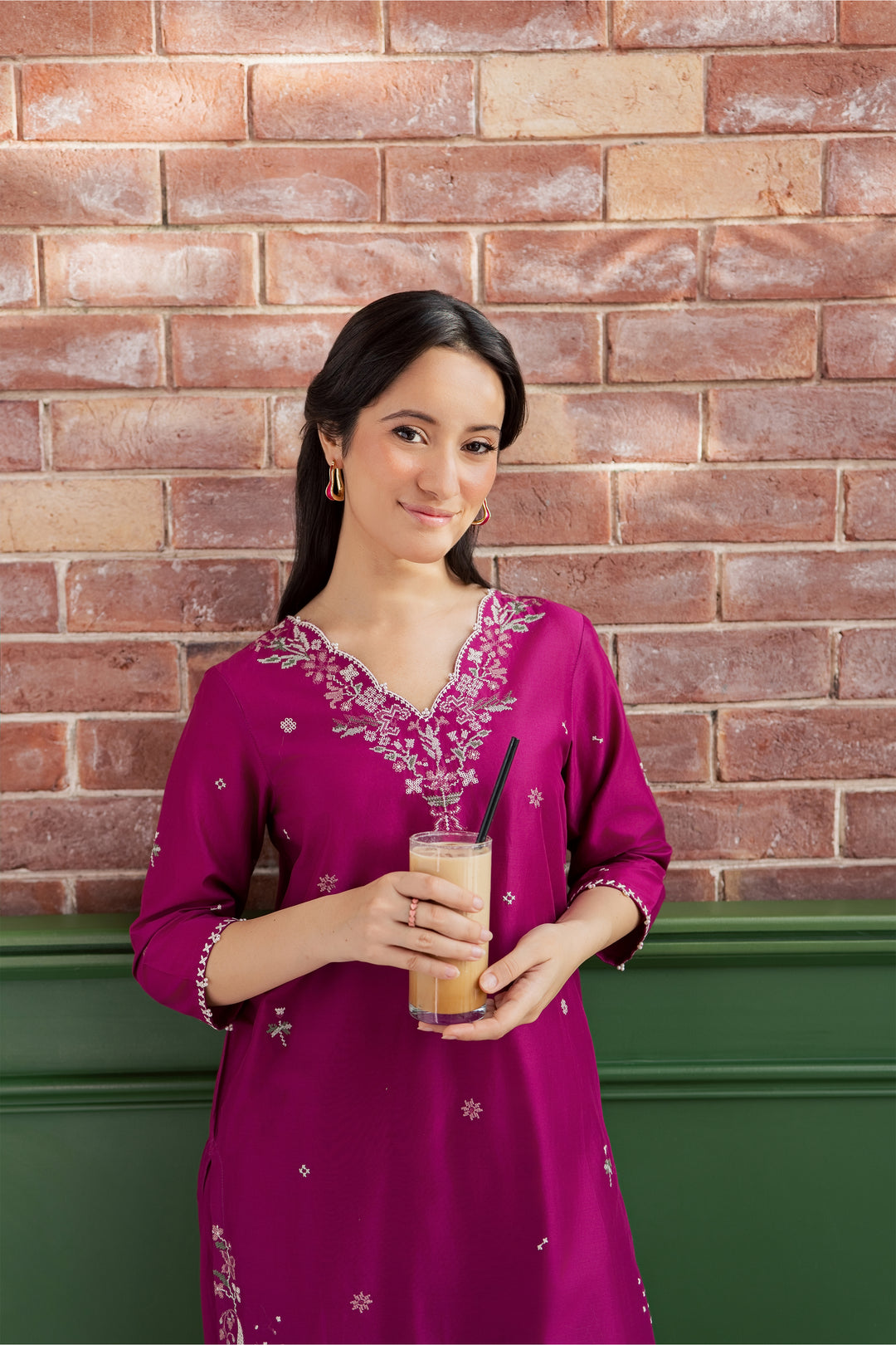 Ada 2Pc - Embroidered Lawn Dress