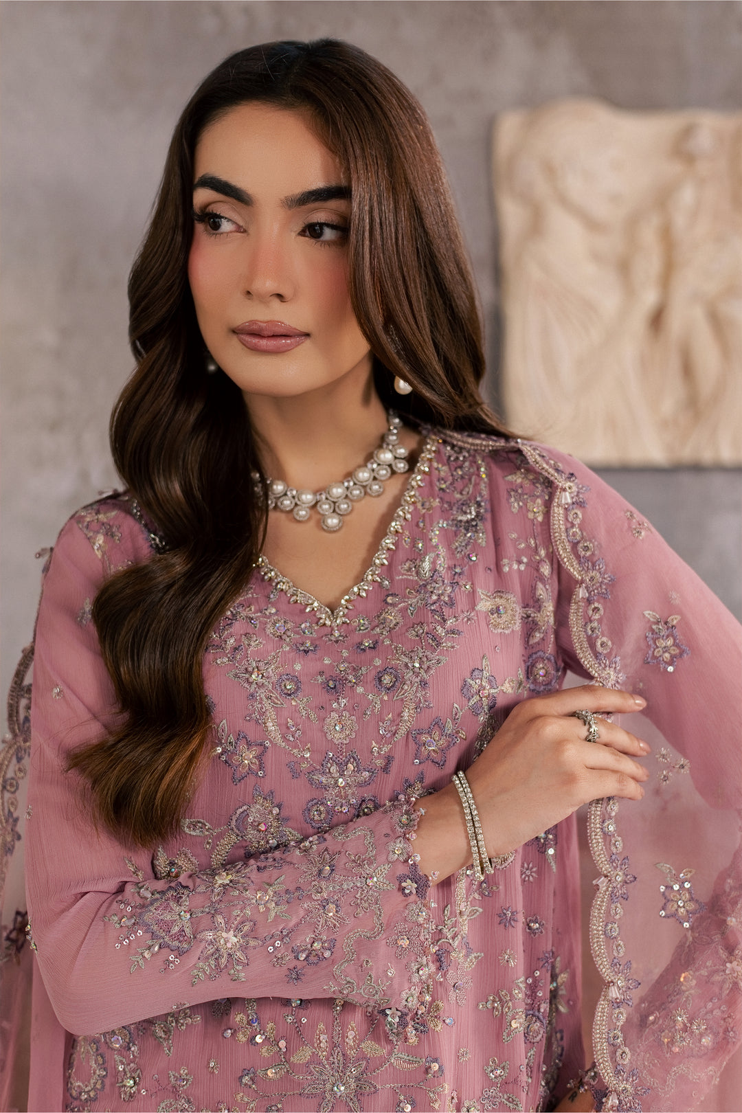 Coral 3Pc - Festive Luxe Pret