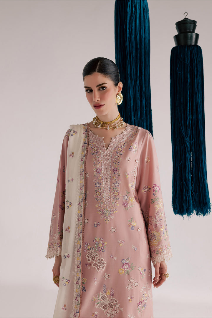 Pink Eclipse 3Pc - Festive Eid Pret