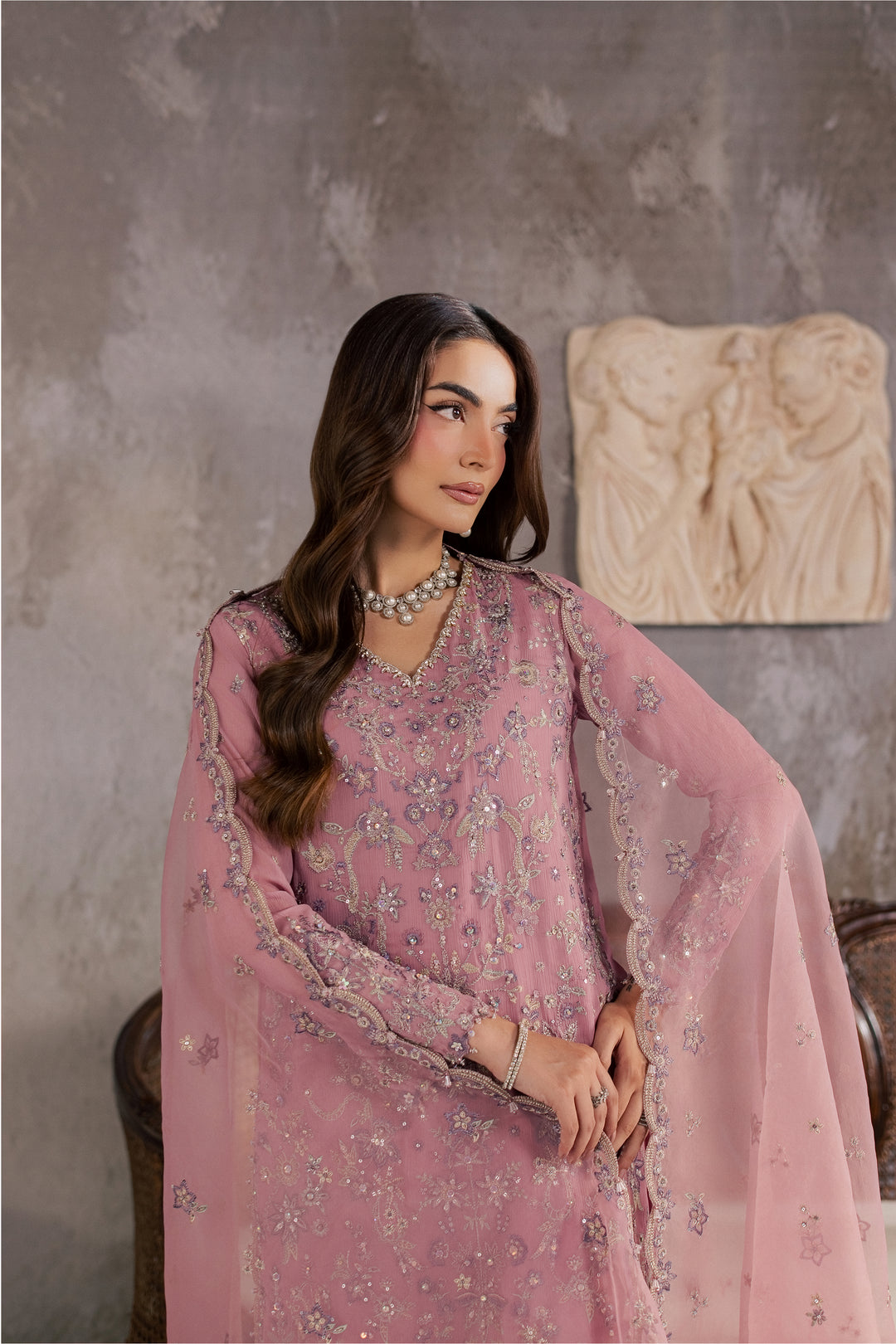 Coral 3Pc - Festive Luxe Pret