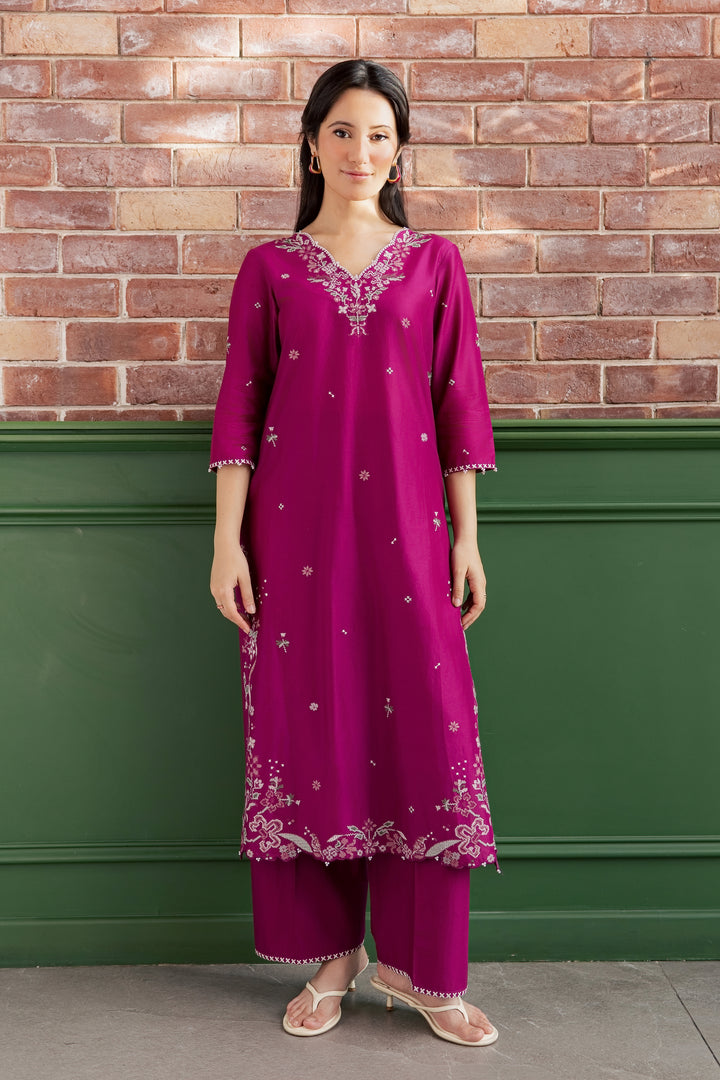 Ada 2Pc - Embroidered Lawn Dress
