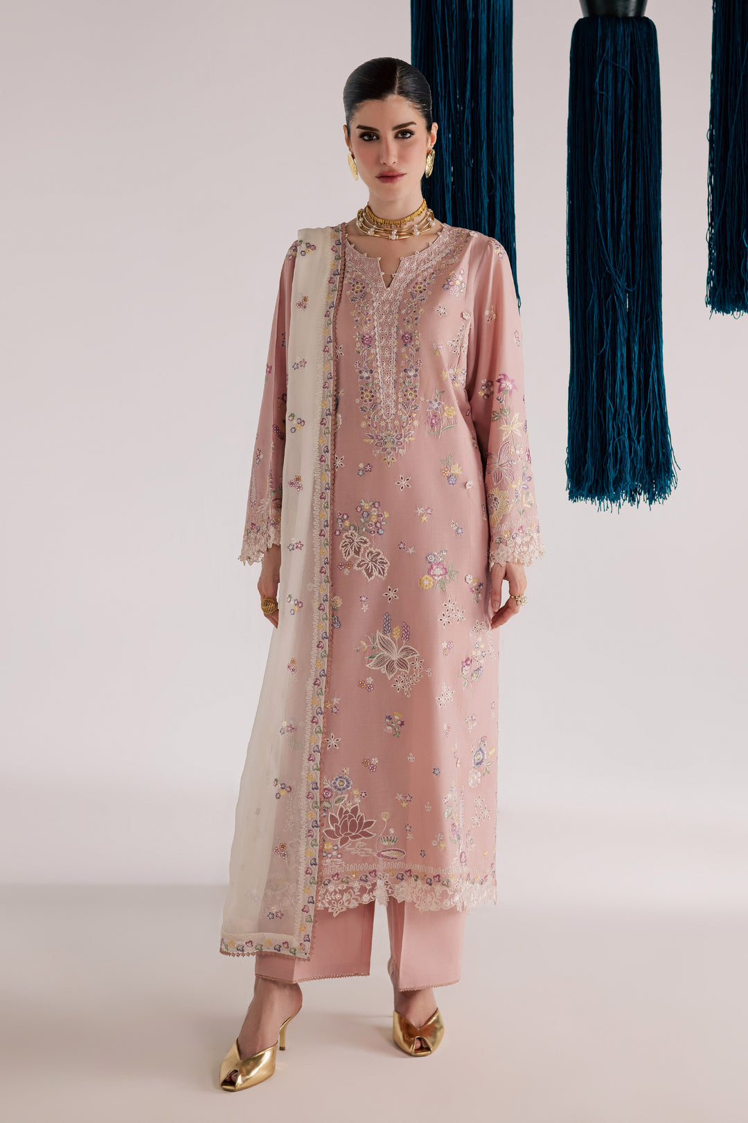 Pink Eclipse 3Pc - Festive Eid Pret