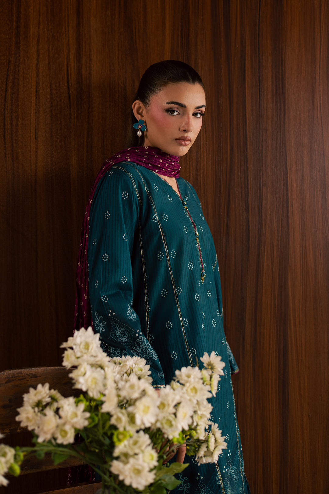 Wybe 3Pc - Printed Lawn Dress