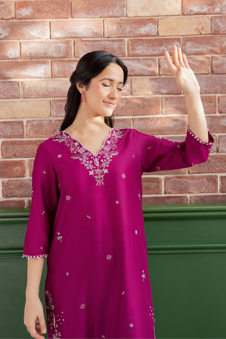 Ada 2Pc - Embroidered Lawn Dress