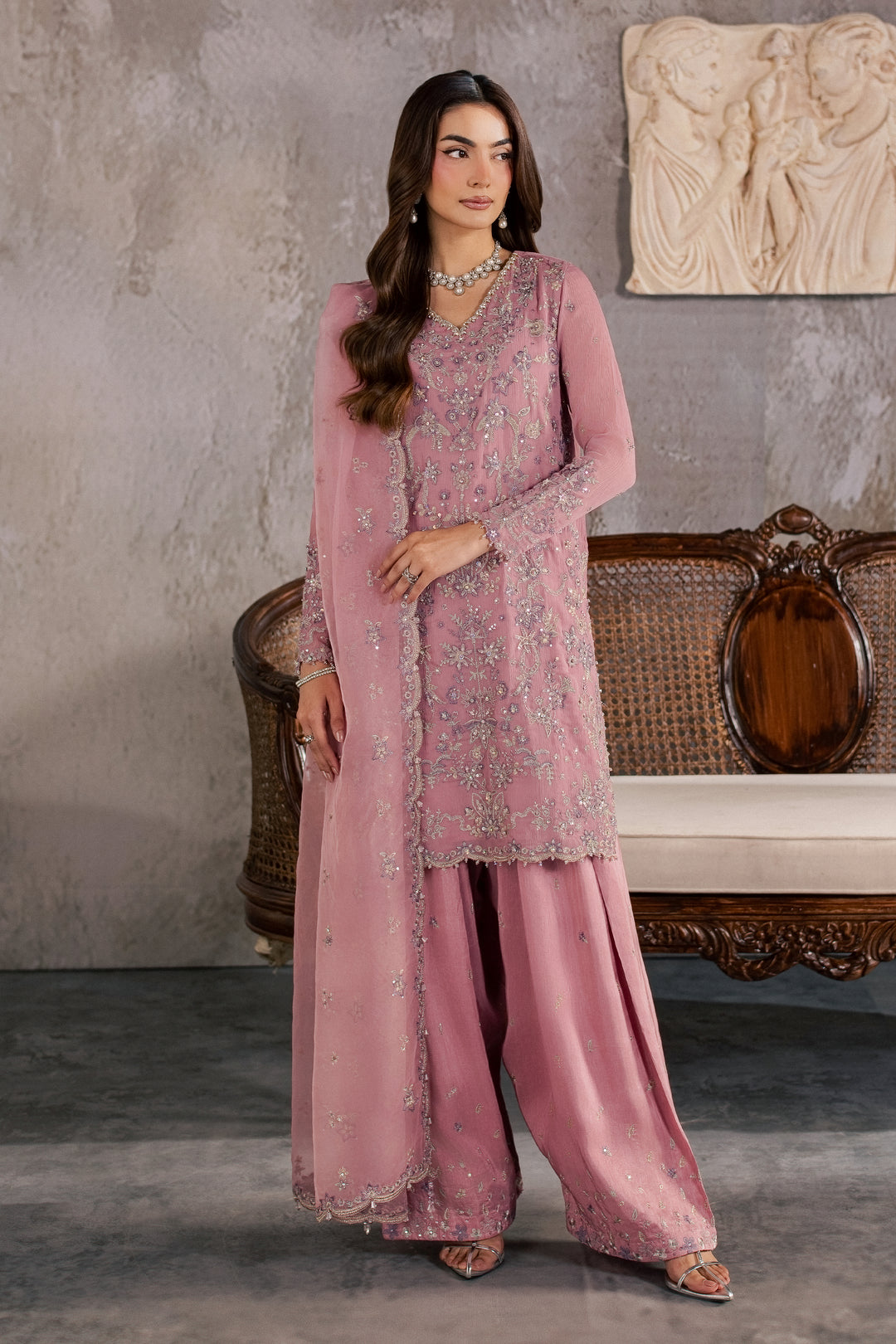 Coral 3Pc - Festive Luxe Pret