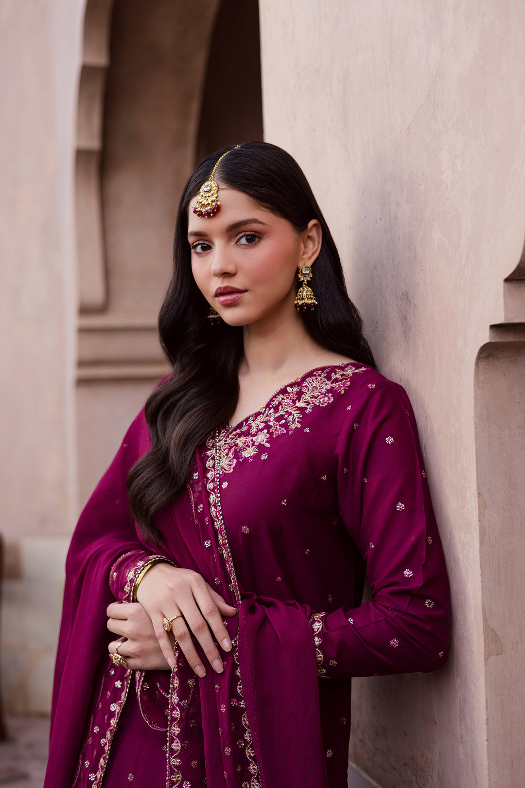 CherryBerry 3Pc - Festive Embroidered Lawn