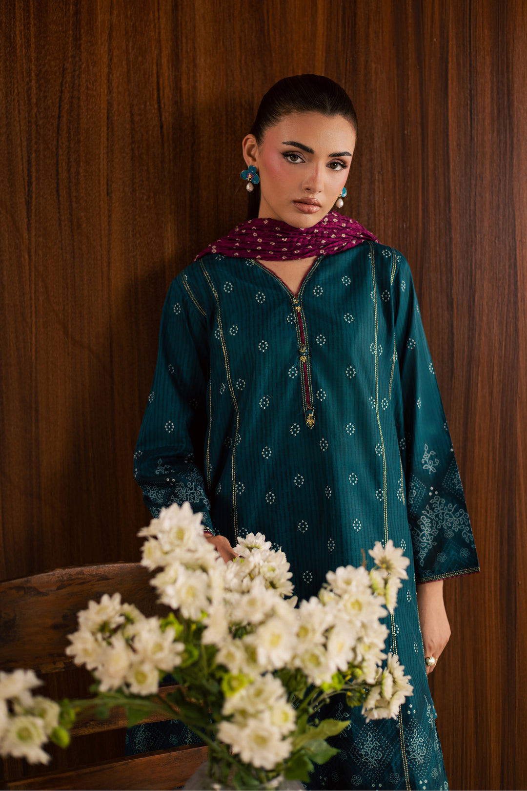 Wybe 3Pc - Printed Lawn Dress
