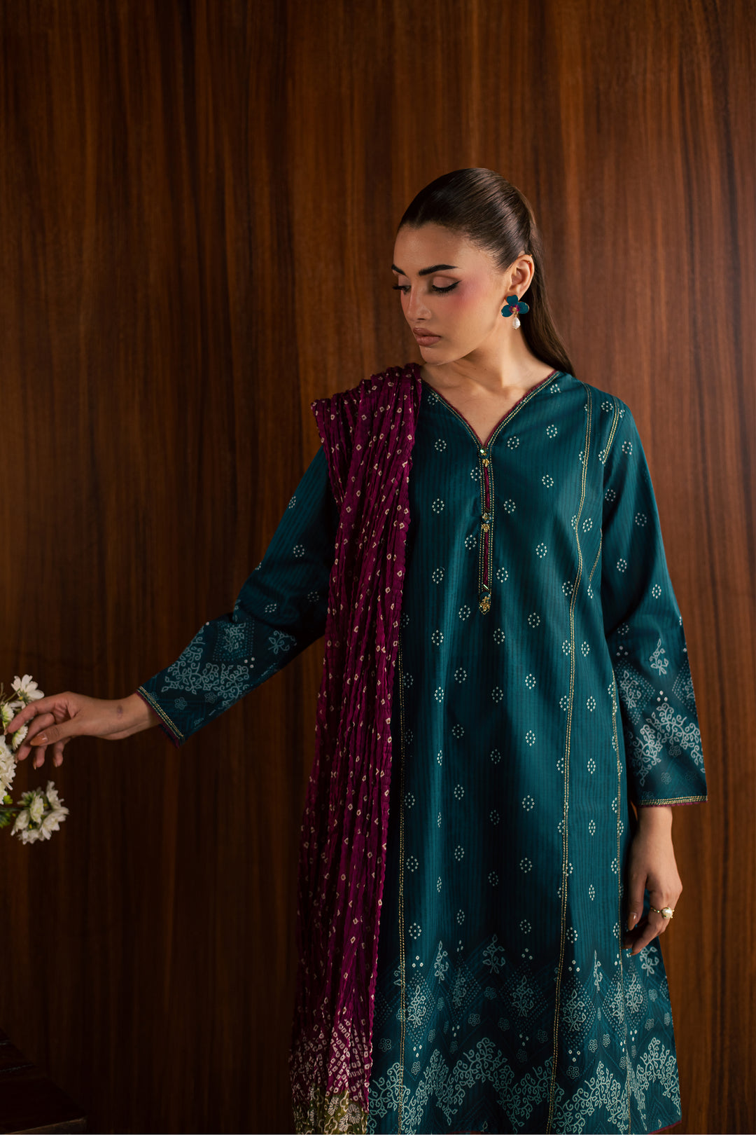 Wybe 3Pc - Printed Lawn Dress