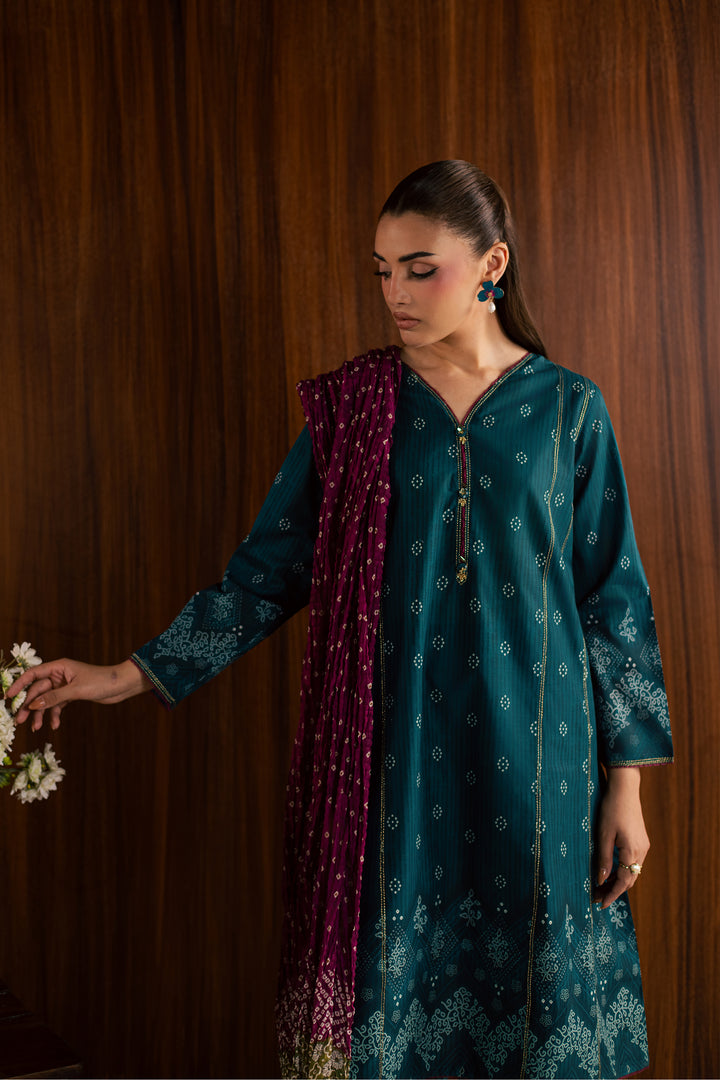Wybe 3Pc - Printed Lawn Dress