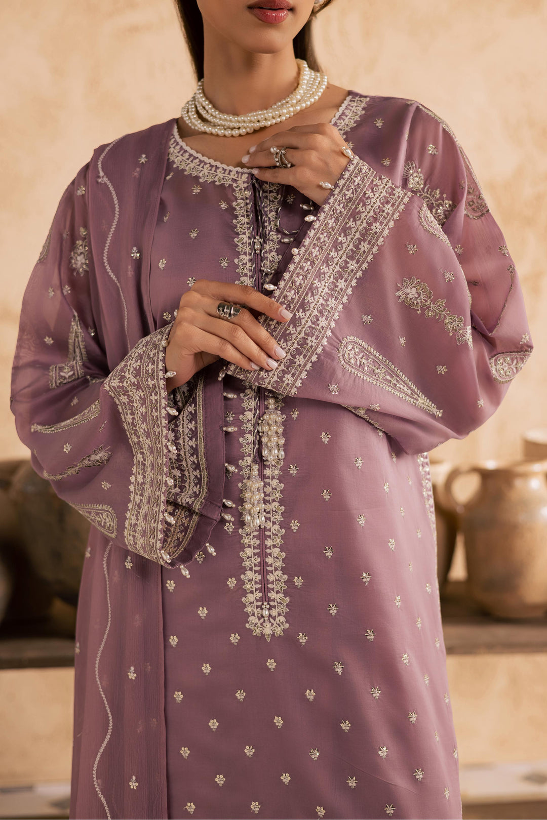 Gul e Rana 3Pc - Embroidered Festive Pret