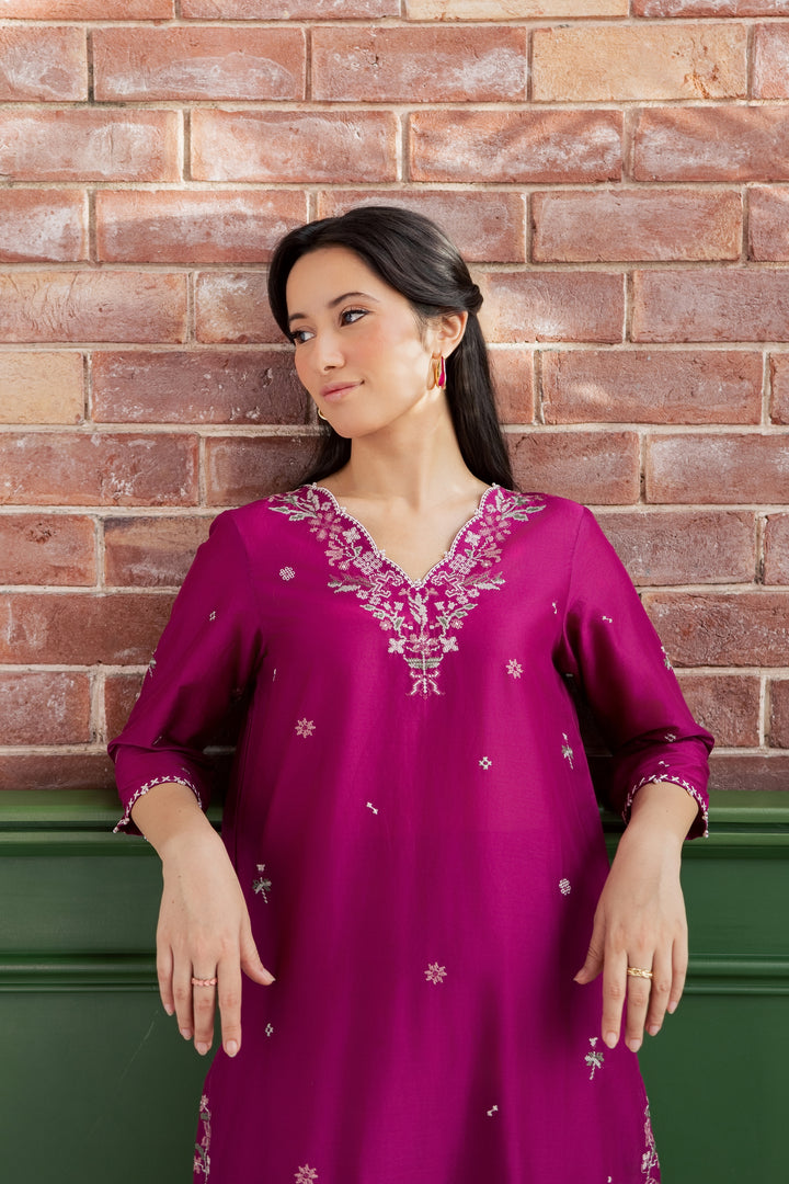 Ada 2Pc - Embroidered Lawn Dress