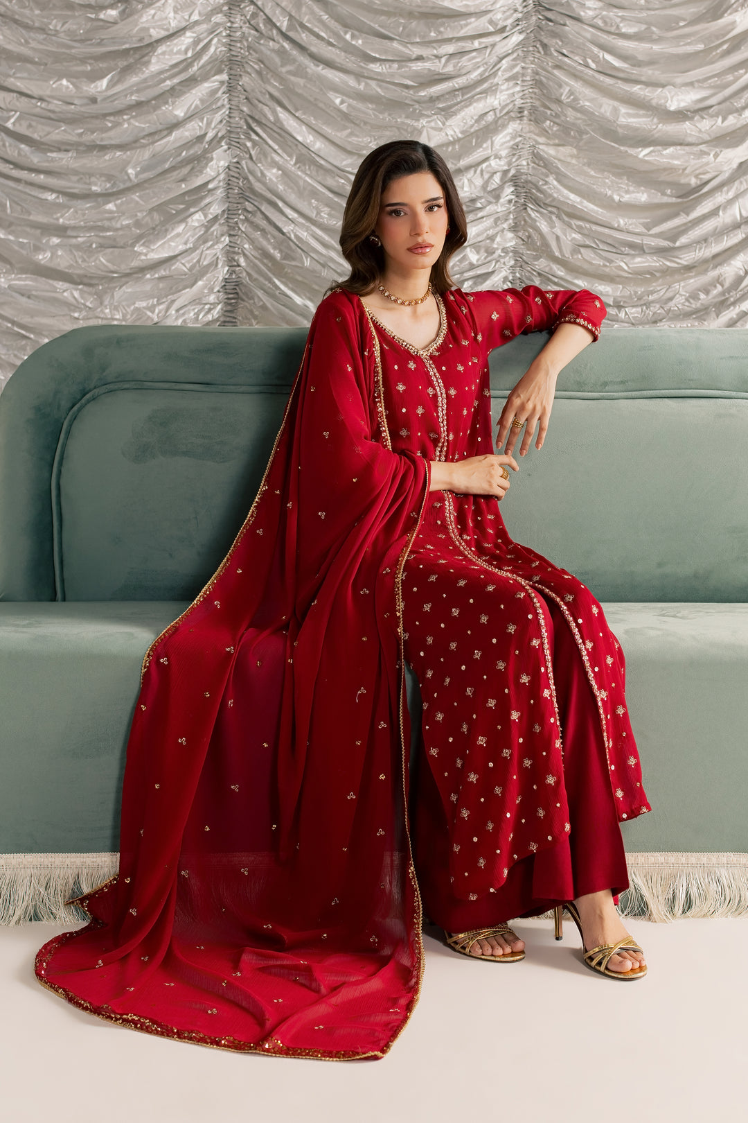 Nehan 3Pc - Festive Luxe Pret