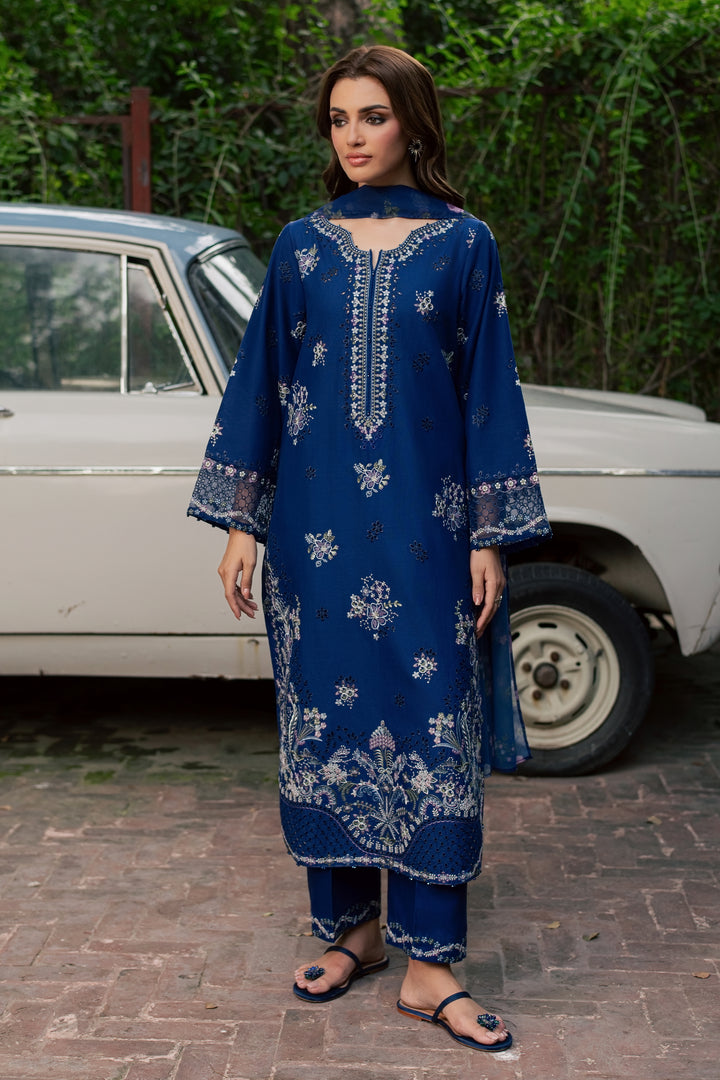 Pasni 3Pc - Embroidered Khaddar Pret