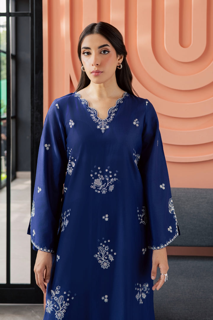Inkwell 2Pc - Embroidered Lawn Dress