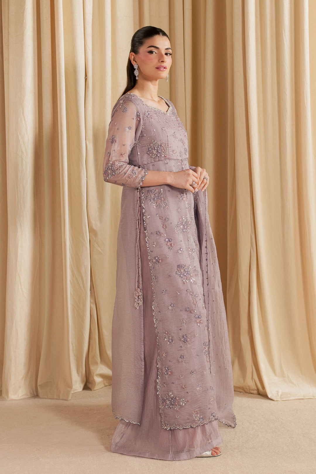 Lilac Periwinkle 3Pc - Festive Luxe Pret