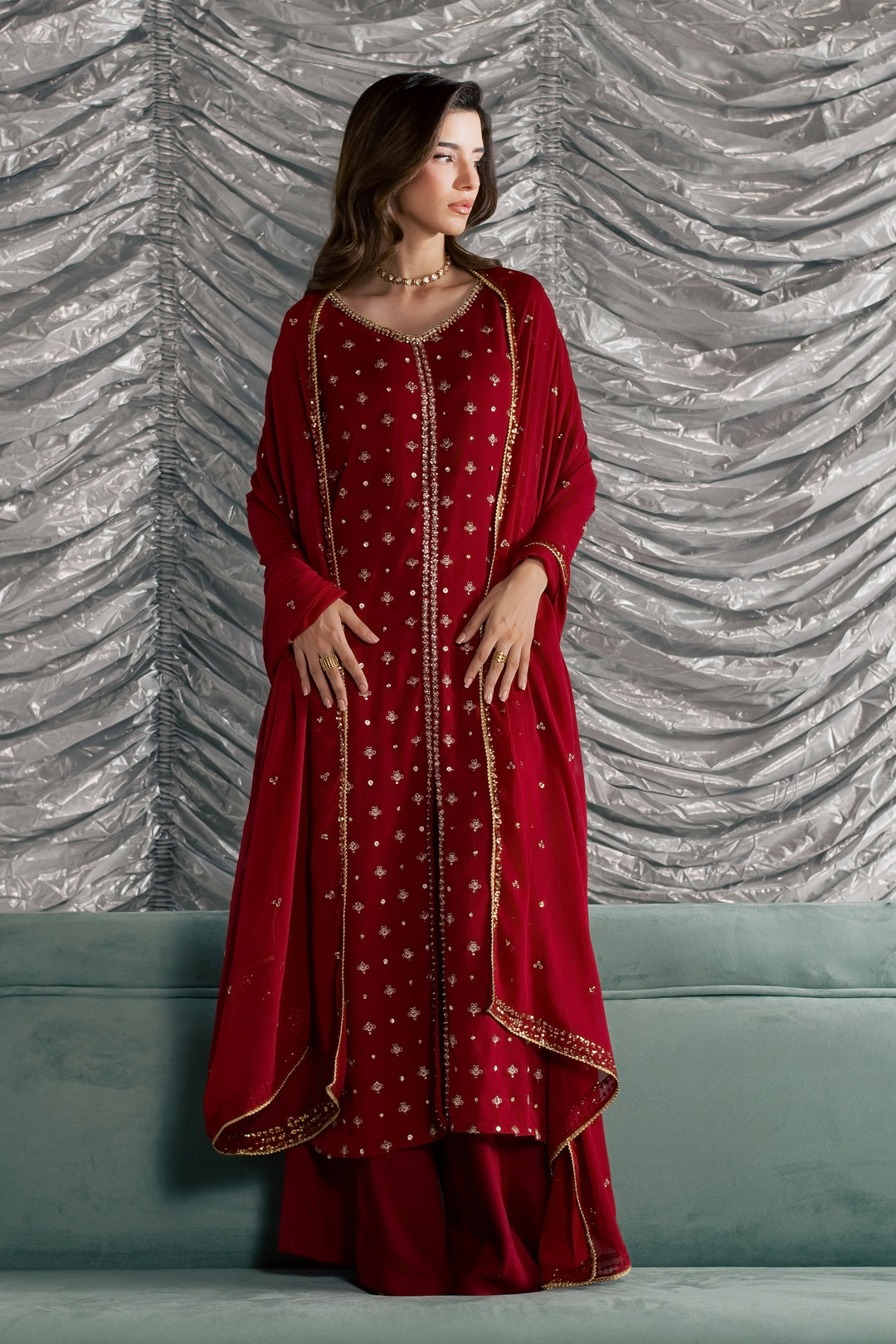 Nehan 3Pc - Festive Luxe Pret